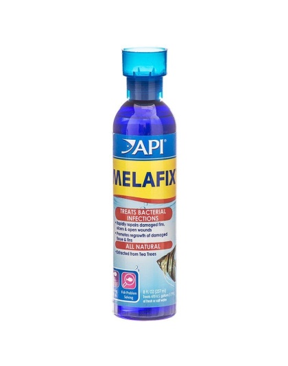 API MelaFix Antibacterial Fish Remedy - 8 oz Bottle (Treats 474 Gallons)