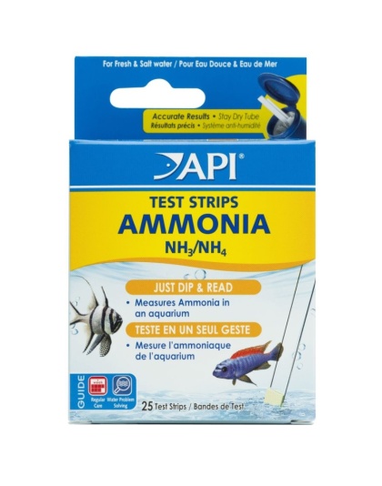 API Ammonia Test Strips - 25 Strips