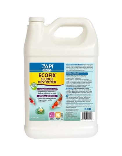 API Pond Ecofix Sludge Destroyer - 1 Gallon (Treats 32,000 Gallons)