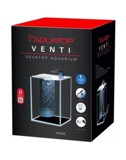 Aquatop Venti Desktop Aquarium Complete Kit - 1.4 Gallon