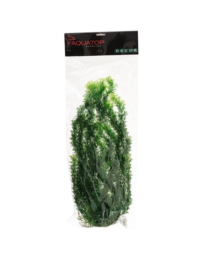 Aquatop Cabomba Aquarium Plant - Green - 20" High w/ Weighted Base