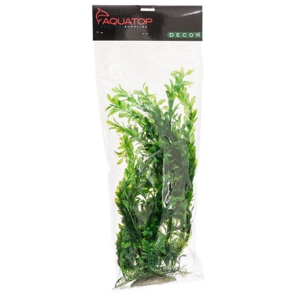 Aquatop Hygro Aquarium Plant - Green - 20" High w/ Weighted Base