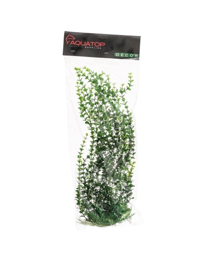 Aquatop Elodea Aquarium Plant - Green - 20" High w/ Weighted Base