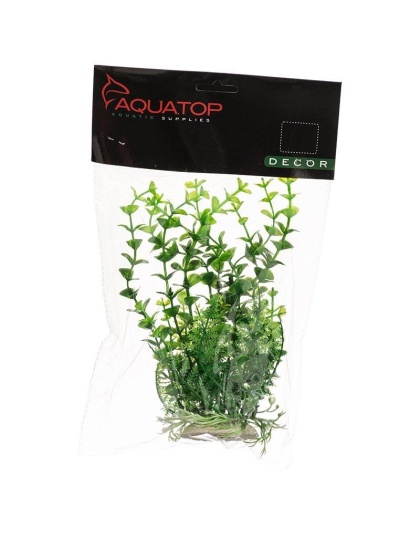 Aquatop Elodea Aquarium Plant - Green - 6" High w/ Weighted Base