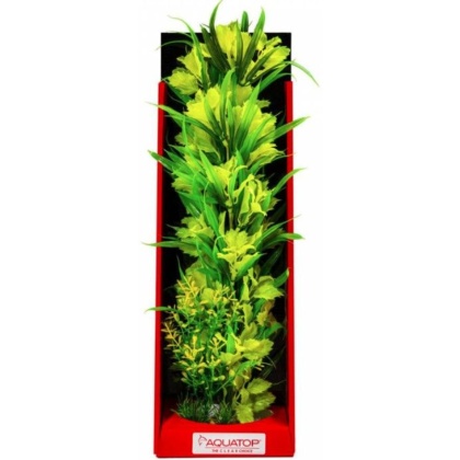 Aquatop Vibrant Passion Aquarium Plant Yellow - 16" tall