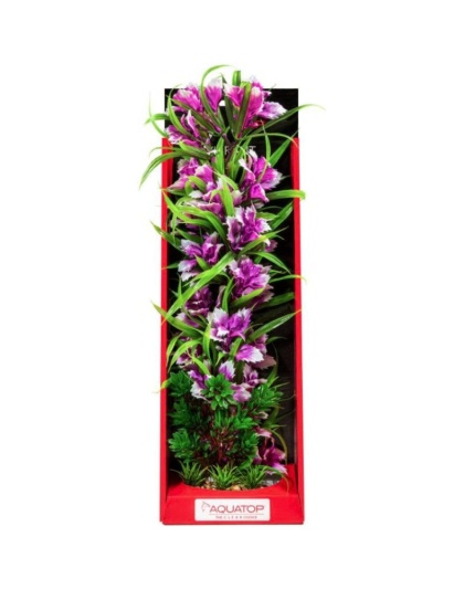 Aquatop Vibrant Garden Aquarium Plant Violet - 16" tall