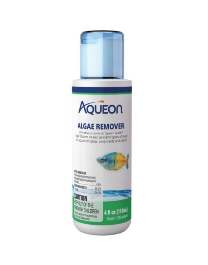 Aqueon Algae Remover Controls Green Water in Freshwater Aquariums - 4 oz