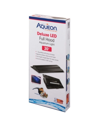 Aqueon Deluxe LED Full Hood - 20" Fixture - 2 Watts