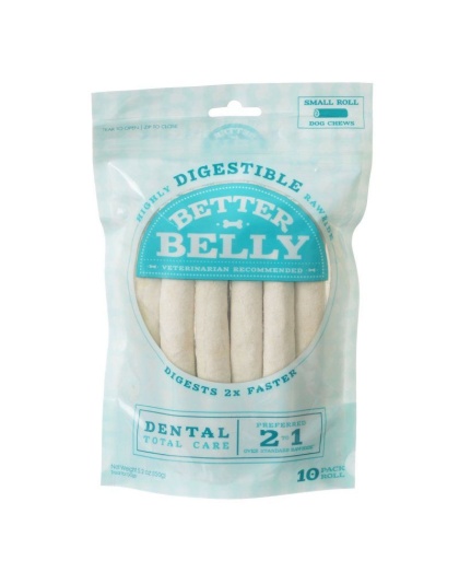 Better Belly Rawhide Dental Rolls - Small - 10 Count