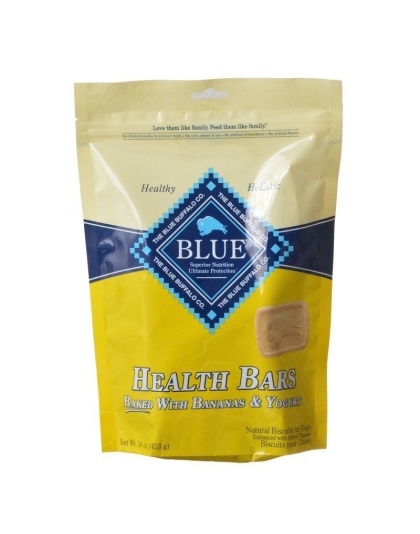 Blue Buffalo Health Bars Dog Biscuits - Baked with Bananas & Yogurt - 16 oz