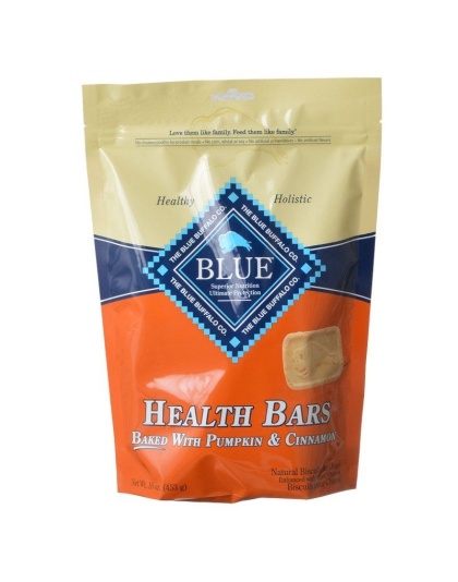 Blue Buffalo Health Bars Dog Biscuits - Baked with Pumpkin & Cinnamon - 16 oz