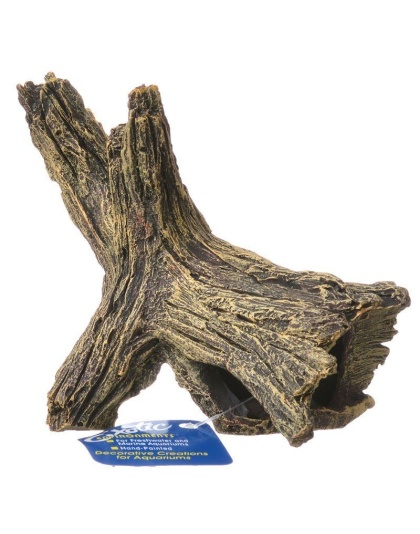 Exotic Environments Driftwood Basking Den Natural Aquarium Ornament - 5.75"L x 4.25"W x 4.5"H