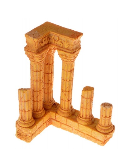 Exotic Environments Terra Cotta Column Ruins - 1 Count