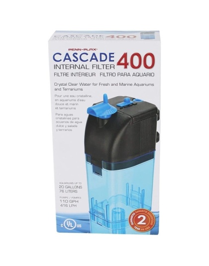 Cascade Internal Filter - Cascade 400 - Up to 20 Gallons (110 GPH)