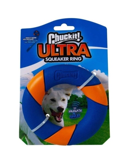 Chuckit Ultra Squeaker Ring Dog Toy - 1 count