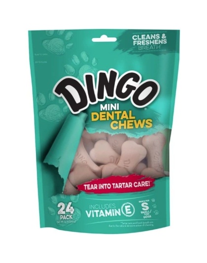 Dingo Dental Chews - Total Care - Mini - 24 Pack