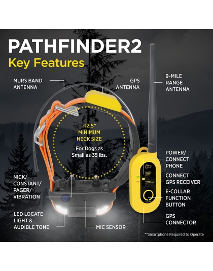 Dogtra Pathfinder 2 GPS Dog Tracker & Training Collar