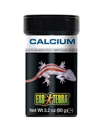 Exo-Terra Calcium Powder Supplement for Reptiles & Amphibians - 3.2 oz (90 g)