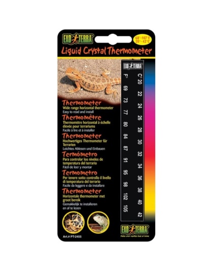 Exo-Terra Liquid Crystal Wide Range Thermometer - Wide Range Thermometer