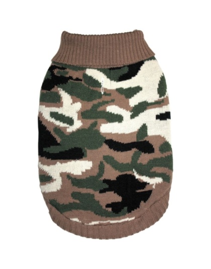 Fashion Pet Camouflage Sweater for Dogs - Large