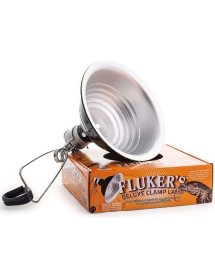 Flukers Clamp Lamp with Switch - 150 Watt (8.5" Diameter)