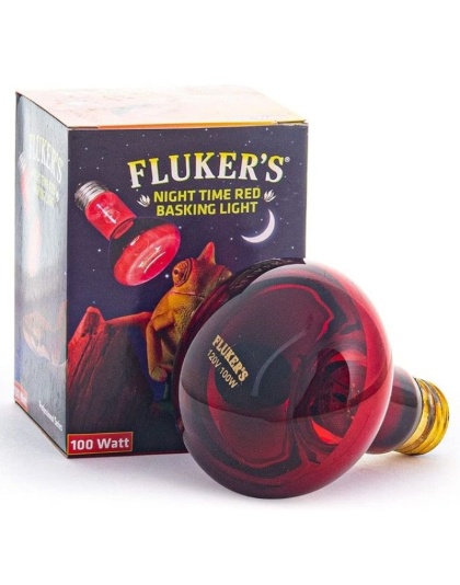 Flukers Professional Series Nighttime Red Basking Light - 100 Watt