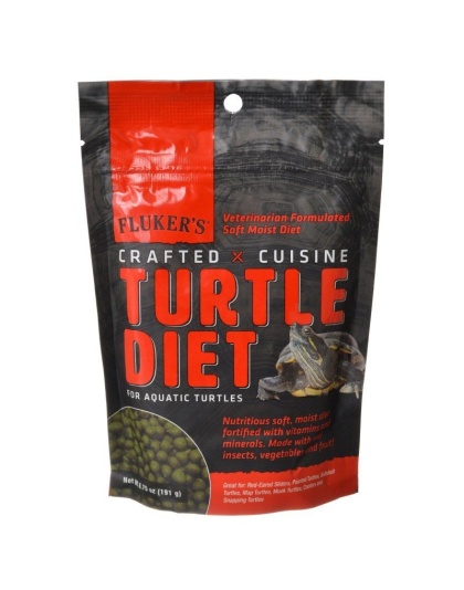 Flukers Crafted Cuisine Turtle Diet for Aquatic Turtles - 6.75 oz
