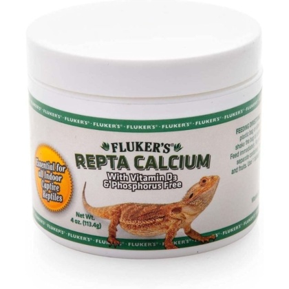 Flukers Calcium with D3 - 4 oz