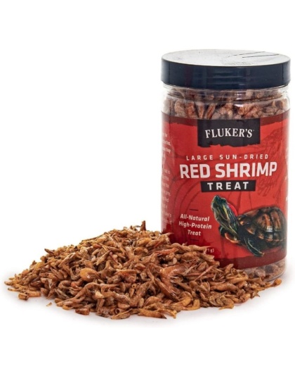 Flukers Sun-Dried Large Red Shrimp Treat - 2.5 oz