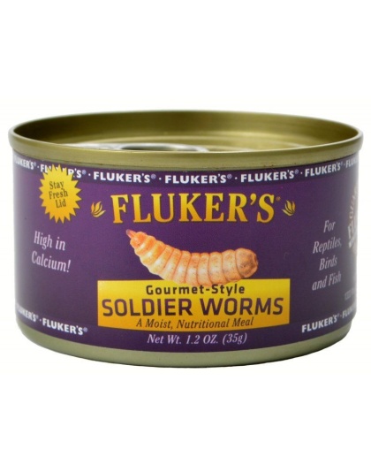 Flukers Gourmet Style Soldier Worms - 1.2 oz