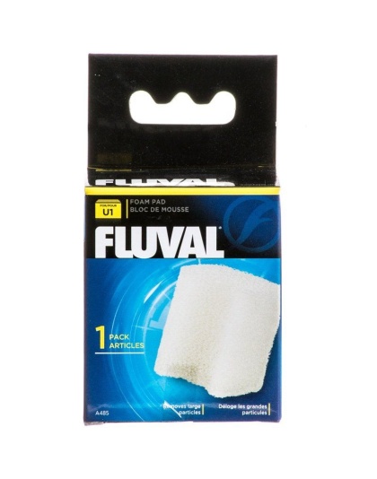 Fluval U-Sereis Underwater Filter Foam Pads - Foam Pad For U1 Filter (1 Pack)