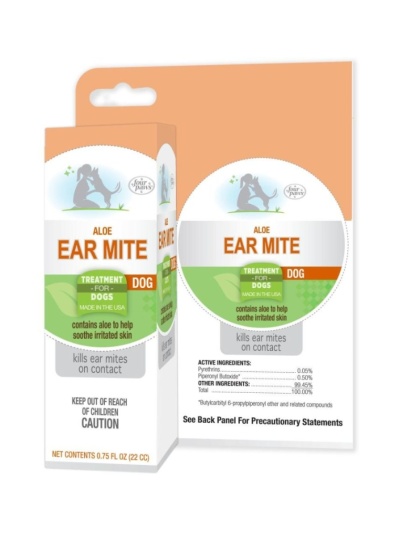 Four Paws Ear Mite Remedy for Dogs - .75 oz