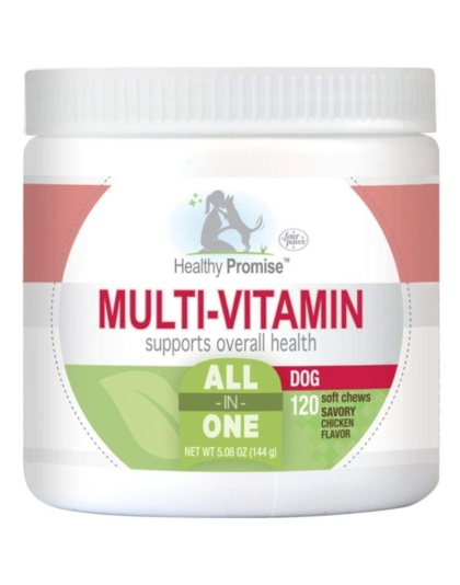 Four Paws Healthy Promise Multi-Vitamin Supplement for Dogs - 120 count