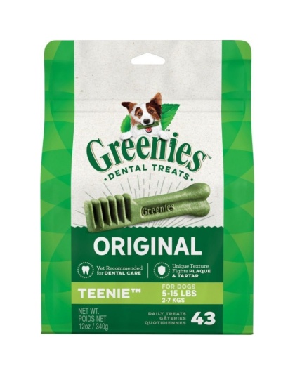 Greenies Teenie Dental Dog Treats - 43 count