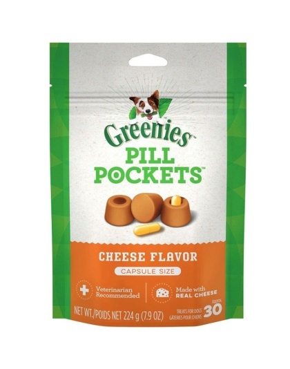 Greenies Pill Pockets Cheese Flavor Capsules - 30 count