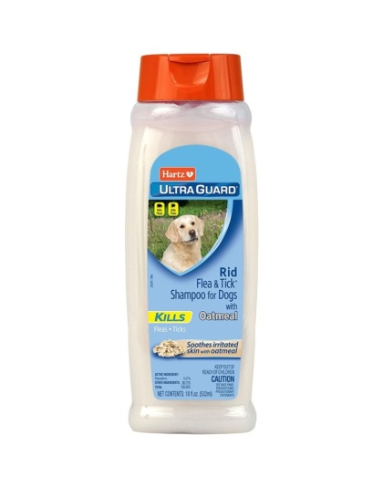 Hartz UltraGuard Rid Flea & Tick Oatmeal Shampoo - 18 oz