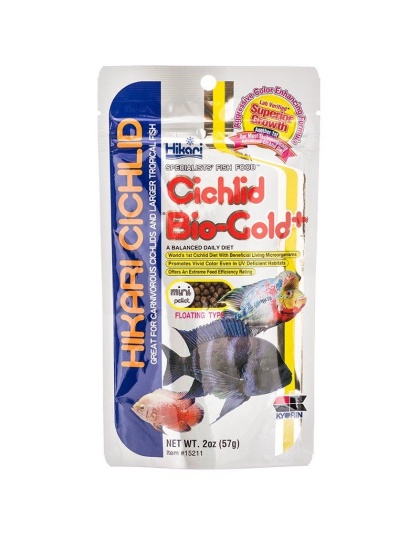 Hikari Cichlid Bio-Gold + (Mini Pellet) - 2 oz