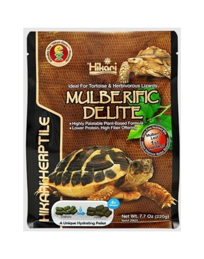 Hikari Herptile Mulberific Delite Tortoise Food - 7.7 oz