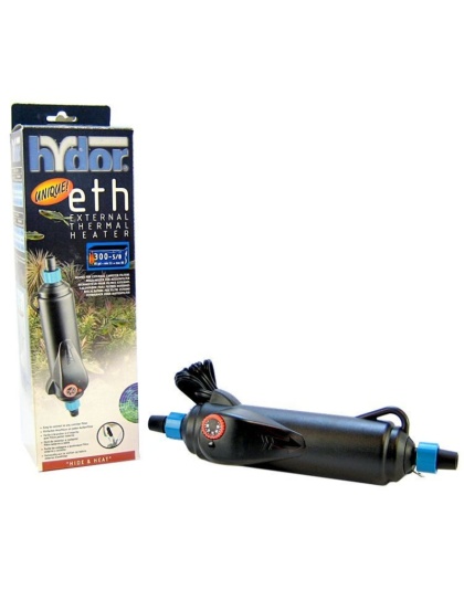 Hydor ETH External Thermal Heater (In Line) - ETH 300 - 300 Watts (5/8" Internal Diameter for 53-80 Gallon Tanks)