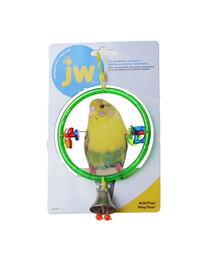 JW Insight Clear Ring Bird Perch - Clear Ring Bird Perch