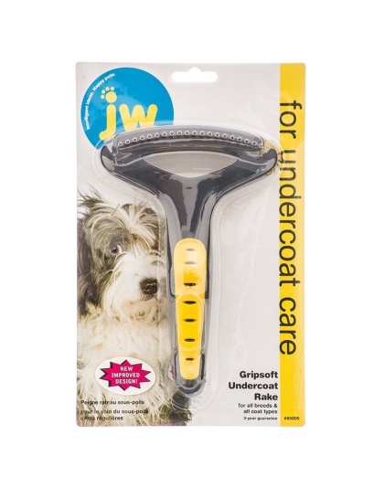 JW Gripsoft Regular Tooth Undercoat Rake - Undercoat Rake