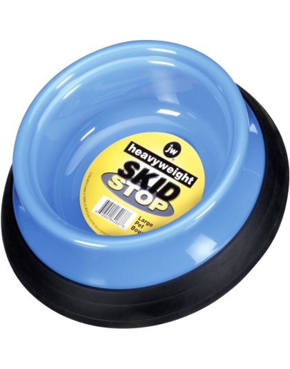 JW Pet Heavyweight Skid Stop Bowl - Large - 9.25" Wide x 2.5" High