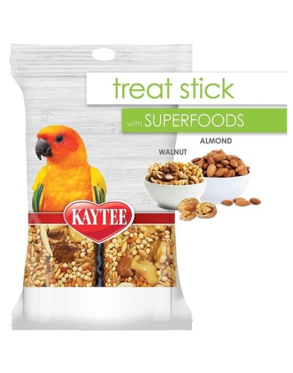 Kaytee Superfoods Avian Treat Stick - Walnut & Almonds - 5.5 oz