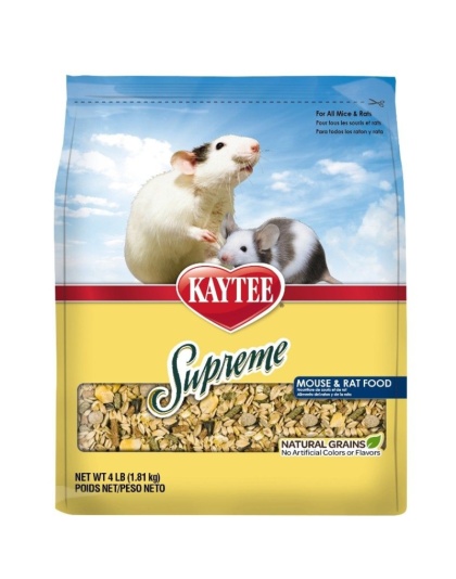 Kaytee Supreme Daily Blend Rat & Mouse Food - 4 lbs