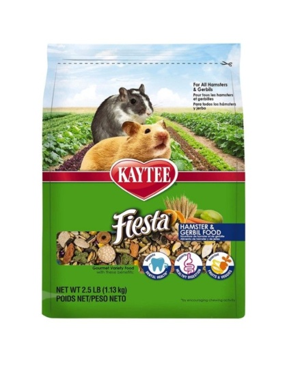 Kaytee Fiesta Hamster & Gerbil Food - 2.5 lbs