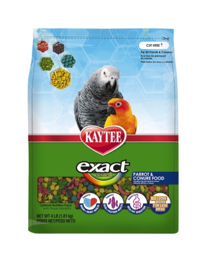 Kaytee Exact Rainbow Daily Diet - Parrot & Conure - 4 lbs