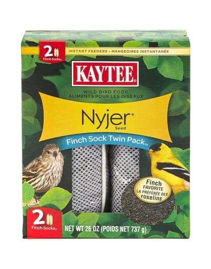 Kaytee Finch Sock Bird Feeder - 26 oz (2 Pack)