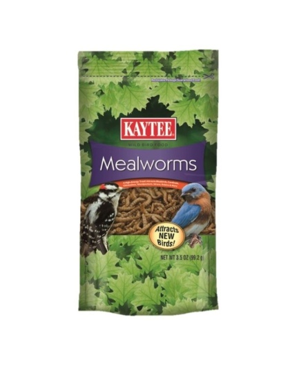 Kaytee Mealworms Bird Food - 3.5 oz