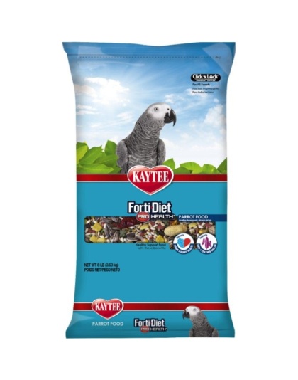 Kaytee Parrot Food with Omega 3's For General Health And Immune Support - 8 lbs