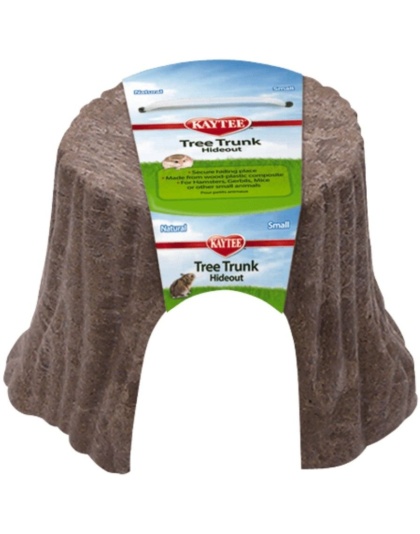 Kaytee Natural Stump Hide Out - Small (5.5"L x 5"W x 3.8"H)